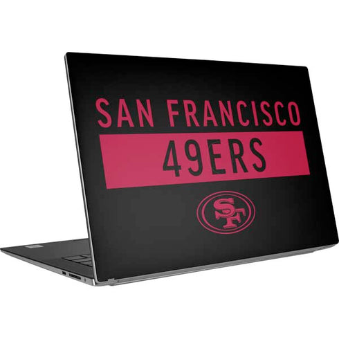 NFL San Francisco 49ers Black Performance Series Dell XPS Skin